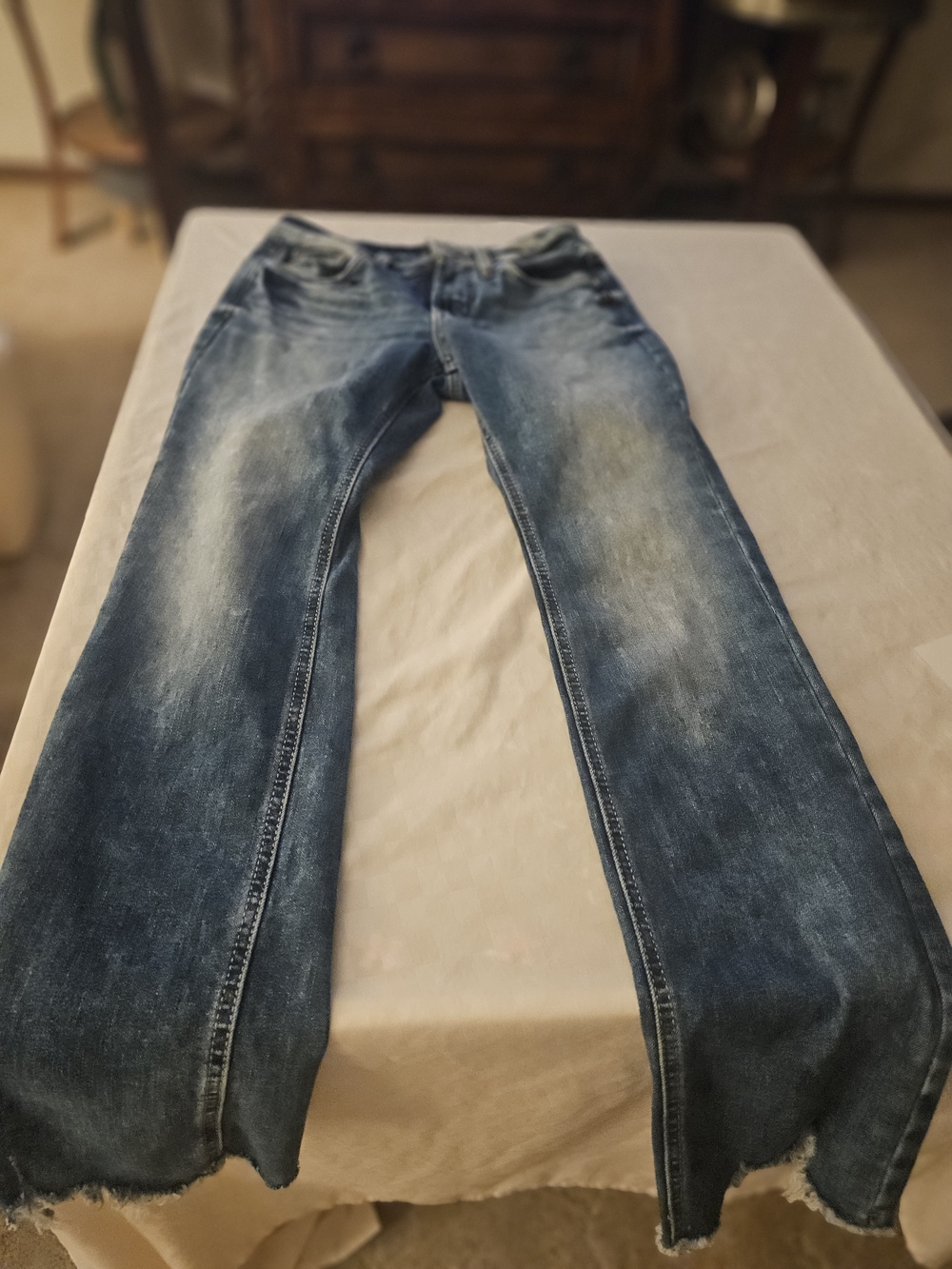 Silver Jeans Womans Faded Blue Bootcut Jeans